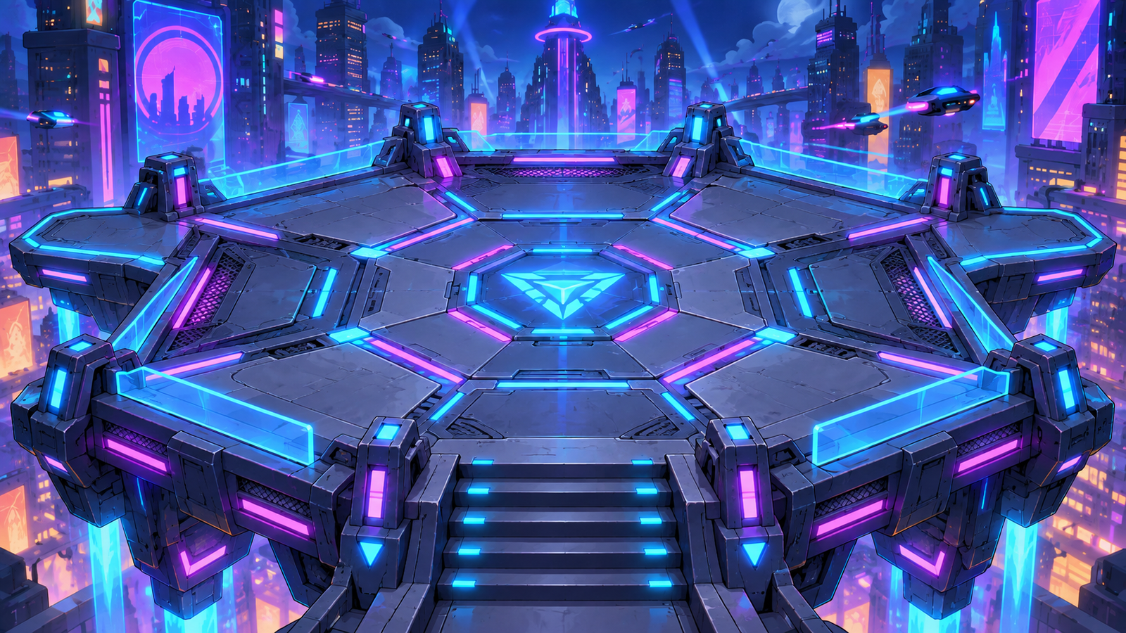 Arena Neon oficial de Cubos Raivosos